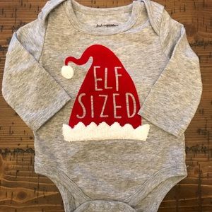 NWOT Christmas Elf Holiday Onesie